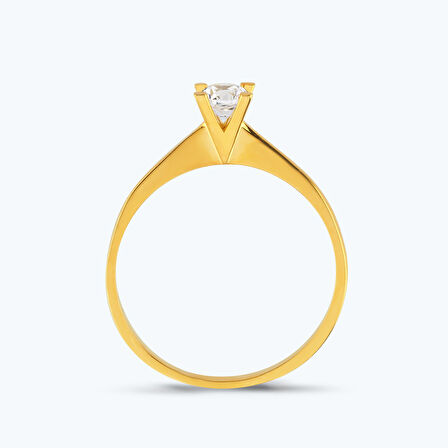 22 Ayar Altın Tektaş Yüzük