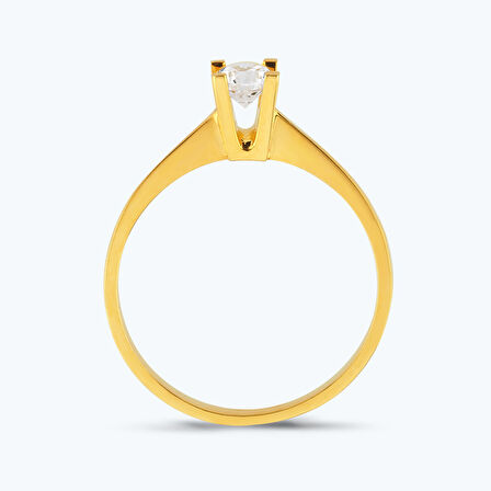 22 Ayar Altın Tektaş Yüzük