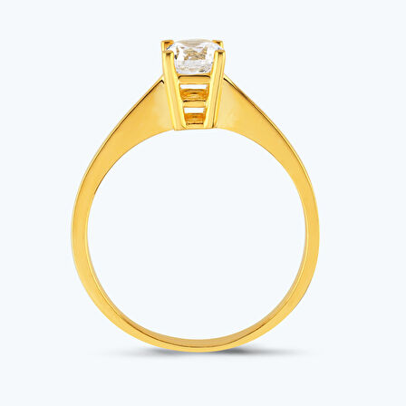 22 Ayar Altın Tektaş Yüzük