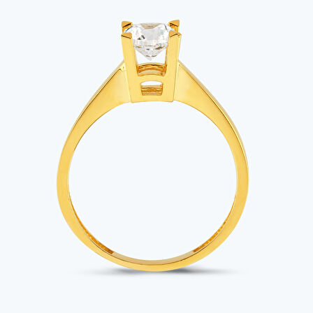 22 Ayar Altın Tektaş Yüzük