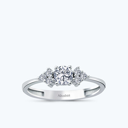 Altın Yedi Taşlı Yüzük