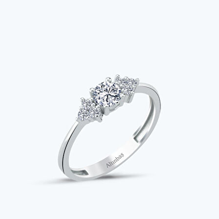 Altın Yedi Taşlı Yüzük