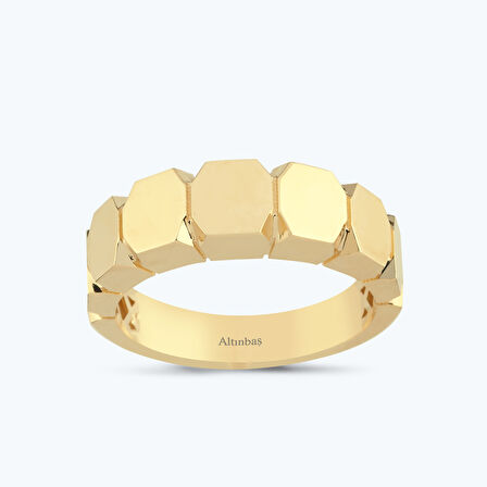 Altın Sekizgen Yüzük