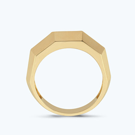 Altın Bombeli Yüzük