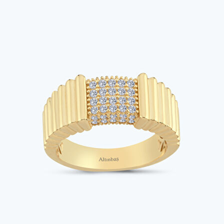 Altın Taşlı Yüzük