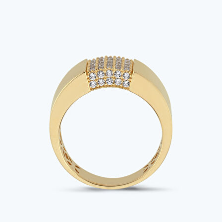 Altın Taşlı Yüzük