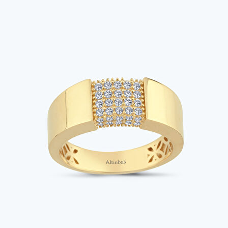 Altın Taşlı Yüzük