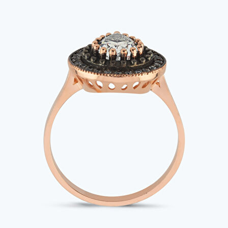 Altın Vintage Damla Yüzük