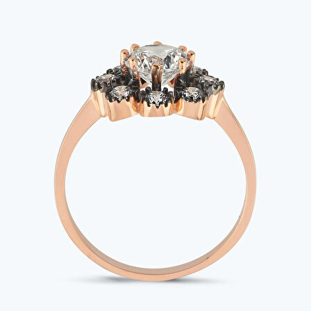 Altın Vintage Çiçek Yüzük