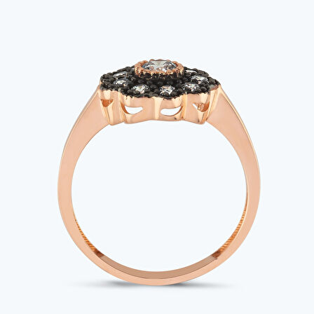 Altın Vintage Çiçek Yüzük