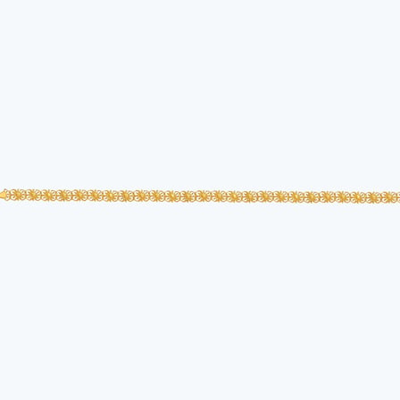 22 Ayar Altın Sıralı Çiçek Bileklik