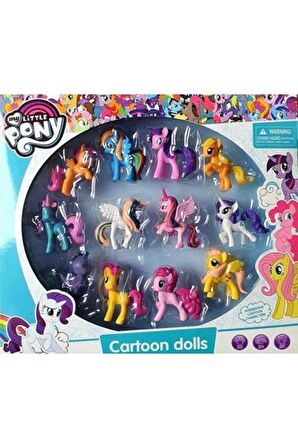 My Little Pony Oyuncak 12 Li Set Figür Oyuncak Pony Ler My Little Pony Oyuncakları 12li