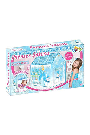 Oyuncak Çadır Prenses Şatosu Oyun Çadırı Oyun Alanı Oyun Evi 100 X 68 X 68 Cm Oyuncak Çadır Prenses