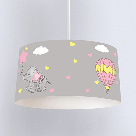 Çocuk Odası Dijital Baskılı Sarkıt Avize Model 121