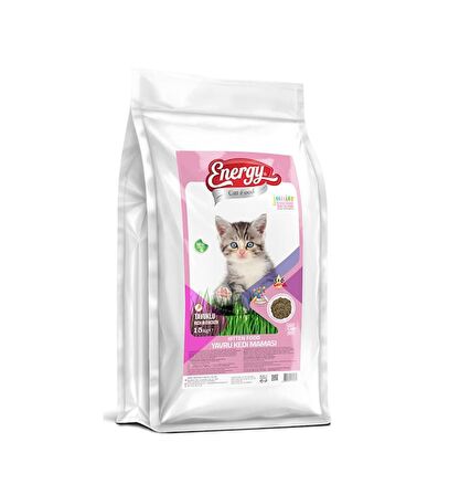 Pet Food Energy CAT FOOD ENERGY® Tavuklu Yavru Kedi Maması-15 Kilogram