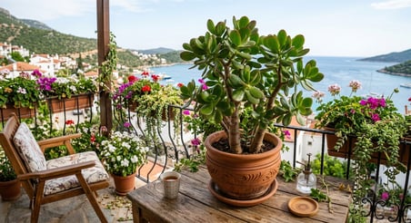 Çiçek Crassula Para Çiçeği İç Mekan Bitkisi 51-100 cm