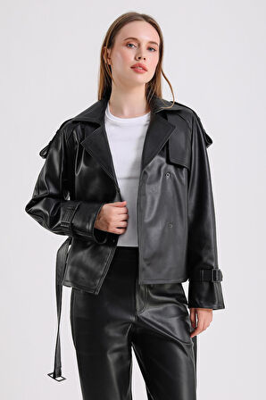 Ella Kadın Deri Ceket