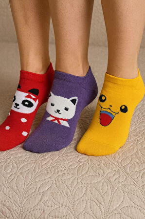 Kadın 6'lı spor çorap seti-