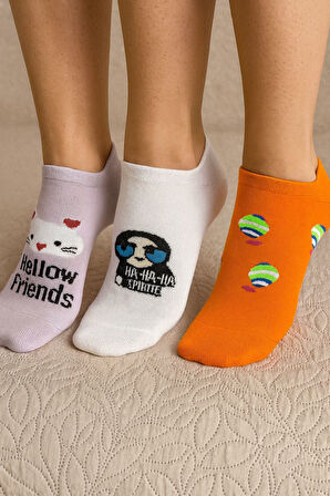 Kadın 6'lı spor çorap seti-