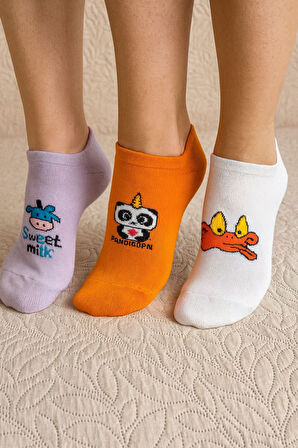 Kadın 6'lı spor çorap seti-