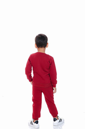 ALWAYS BASKILI ÜÇ İPLİK ÇOCUK EŞOFMAN TAKIM