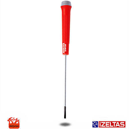 İzeltaş Elektronikçi Klemens Tornavida Düz Uçlu 2.5x80