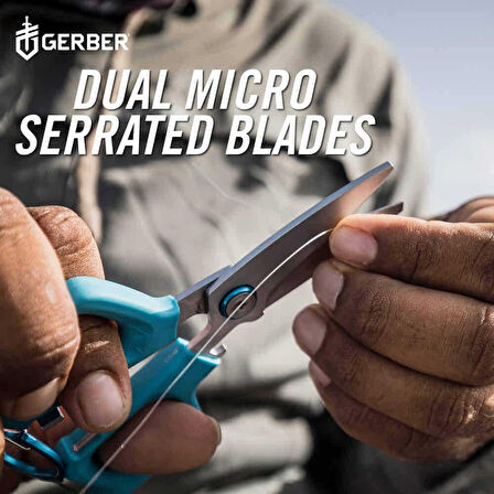 Gerber Gear Neat Freak Balıkçılık Makası - Tuzlu Suya Dayanıklı Balıkçı Makası - Mavi