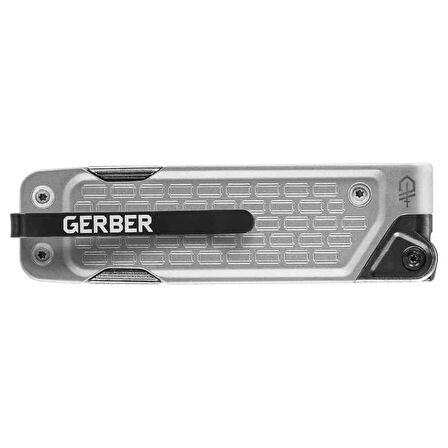 Gerber Gear Lockdown 10-in -1 Çok Amaçlı Çakı - Survival Kazıma Çubuğu - Gümüş