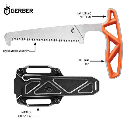 Gerber Gear EXO-MOD Paket Testeresi - Turuncu