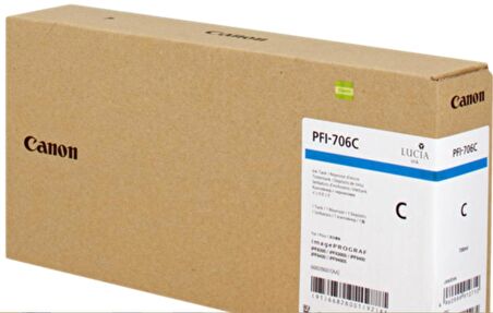 Canon Pfı 706C/6682B001 Mavi Kartuş