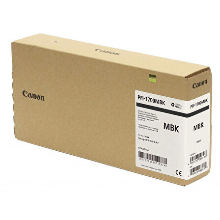 Canon Pfı 1700Mbk Mat Siyah Kartuş İpf 2000/4000S/6000S