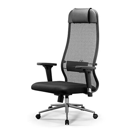 Ergolife Sit 10 Ergonomik Fileli Yönetici Koltuğu / Ofis Sandalyesi  - 13E.D.1.2A2 Siyah