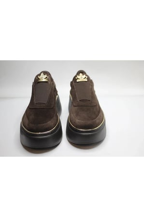 KADIN HAKİKİ KAHVE SÜET DERİ GÜNLÜK SNEAKER