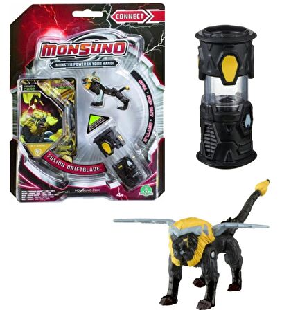 MONSUNO, Lisanslı Fusion Driftblade Figür, Fırlatma Kapsülü ve Oyun Kartı
