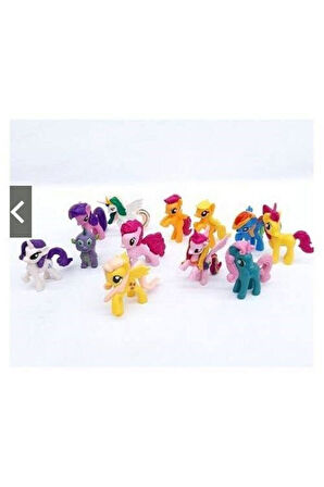 My Little Pony Oyuncak 12 Li Set Figür Oyuncak My Little Pony Atlar Oyuncak Pony Atları