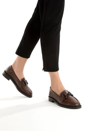 Kadın Loafer Makosen Casual Tokalı Günlük Yumuşak Ayakkabı