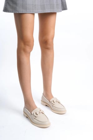 Kadın Loafer Makosen Casual Tokalı Günlük Yumuşak Ayakkabı