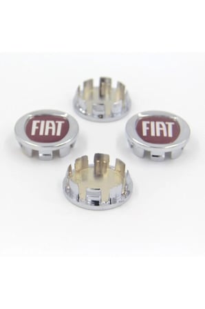 Fiat Krom Geçme Jant Göbeği 4 Lü 50-42mm