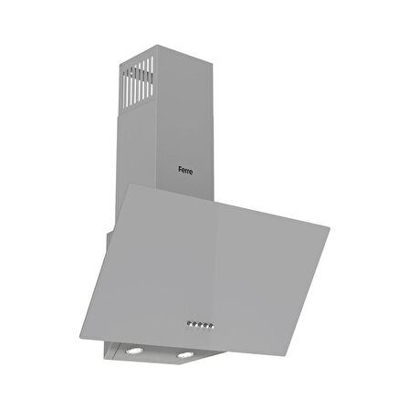 Ferre Gri Cam Ankastre Set (D088 Gri Davlumbaz -SS208 Gri Ocak- QBL62CPR Gri Fırın)