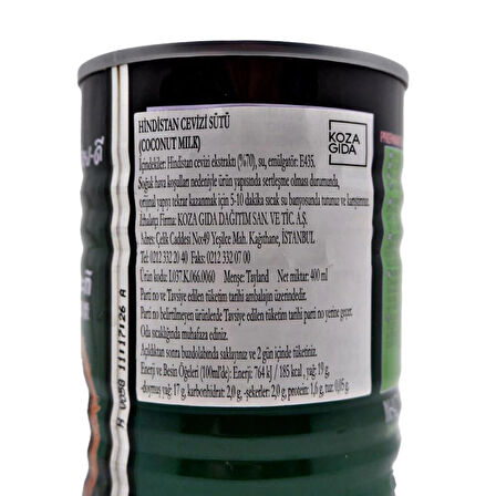 Aroy-D Hindistan Cevizi Sütü 400 Ml