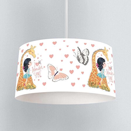 Çocuk Odası Dijital Baskılı Sarkıt Avize Model 163