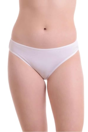 Kadın Beyaz 5'lı Paket Slip Külot