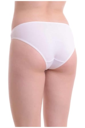 Kadın Beyaz 5'lı Paket Slip Külot