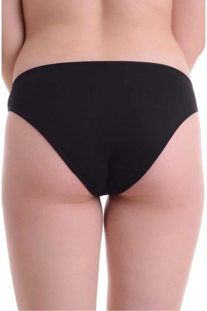 Kadın Siyah 5'lı Paket Slip Külot