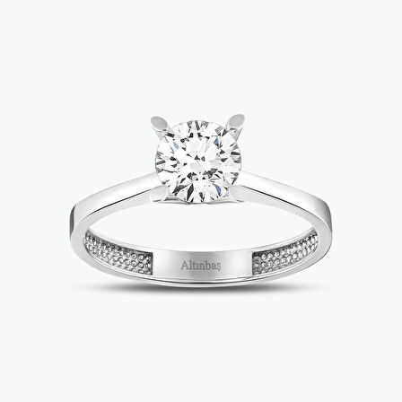 Altın Tektaş Yüzük