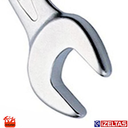 İzeltaş Açık Ağız Anahtar Çatal İki Ağız Açıkağız Tek Anahtar 30 x 32