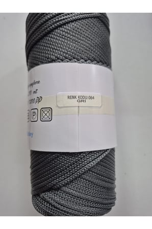 Makrome Polyester ip 200 gram Gri 062