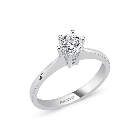 Altın Tektaş Yüzük