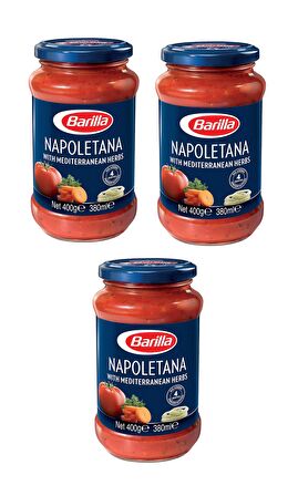 Barilla Napoletana Makarna Sosu 400 G X 3 Adet Glutensiz  