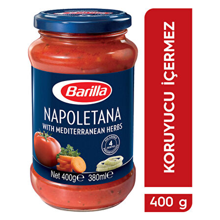 Barilla Napoletana Makarna Sosu 400 G X 3 Adet Glutensiz  